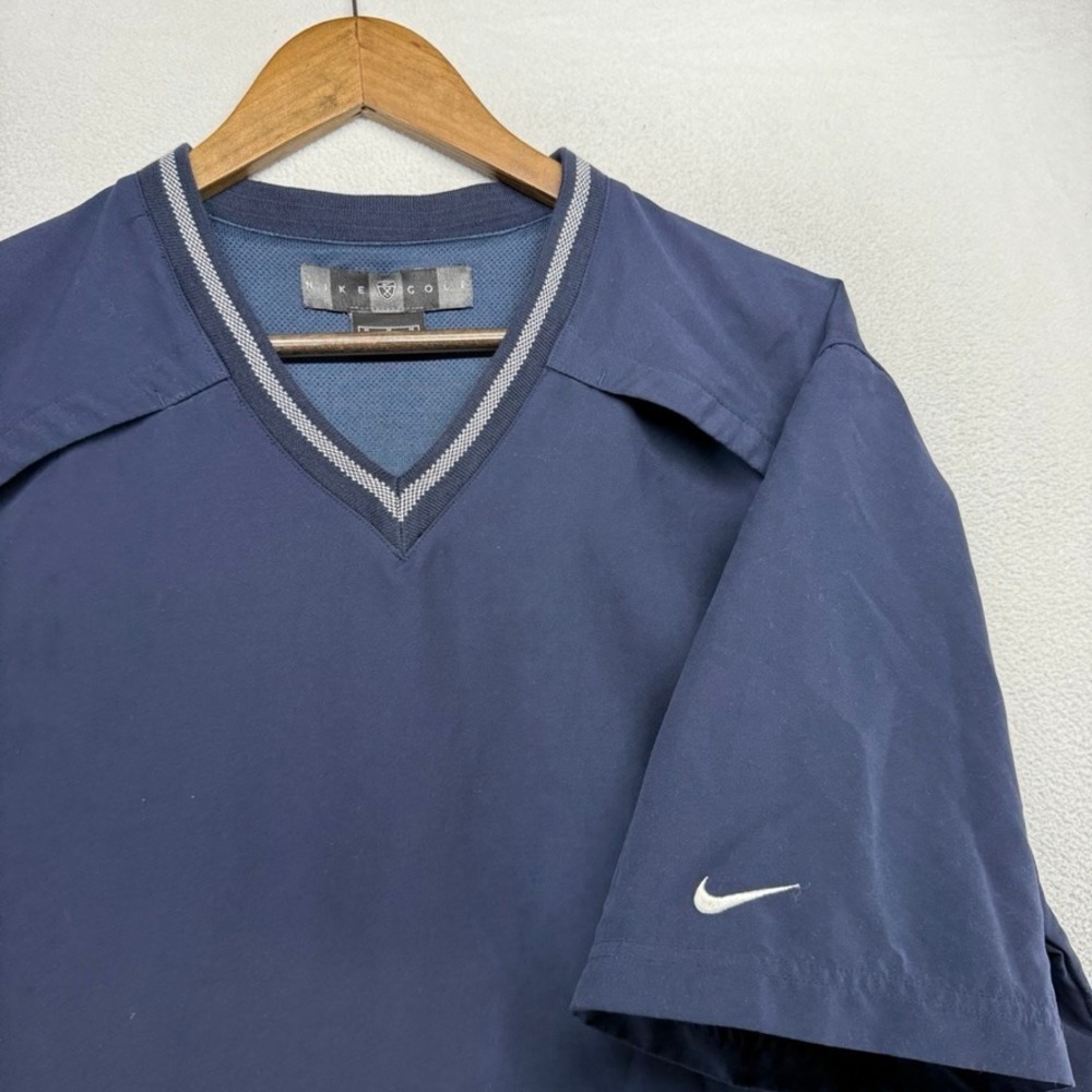 Nike Golf Windbreaker Mens Medium Navy Blue Pullover Wind Shirt Vintage y2k